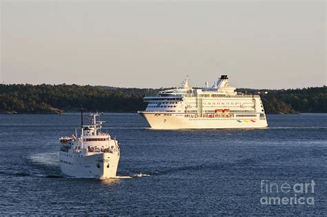 Cruise Ships in the Baltic Sea Photograph by Jaak Nilson - Fine Art America