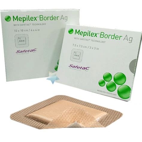 Mepilex Border Ag Wound Dressing 10Cm X 10Cm Pack/5 | AIMS MEDICAL