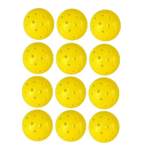 Outdoor Yellow Pickleballs – Wolfe Pickleball