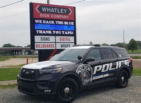 Patrol Fleet Moving to Hybrid SUV's - Texarkana Arkansas Police Department