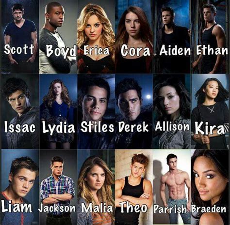 Stiles Derek, Malia, Maze Runner, Teen Wolf, Kira, Allison, Scott ...