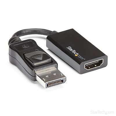 DisplayPort to HDMI Adapter 4K 60Hz - DisplayPort and Mini DisplayPort Video Adapters - DP and ...