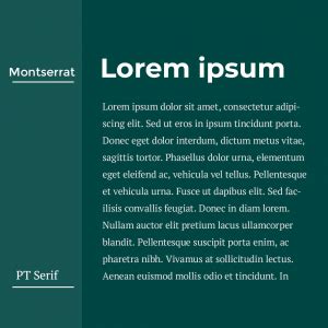 Montserrat Font Pairing - fontpairings.com