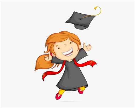 Graduation Clipart High School - Kids Graduation Clip Art , Free Transparent Clipart - ClipartKey