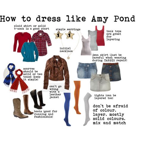 How to dress like Amy Pond