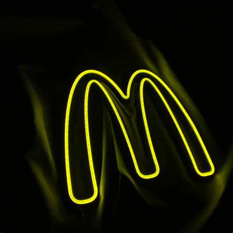 Neon LED Mcdonald's Neon Sign Wall Decor Food Lovers - Etsy