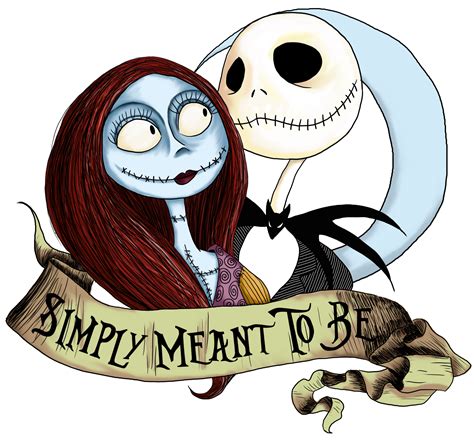 Jack Skellington And Sally Clip Art From The Nightmare Before Christmas | Images and Photos finder