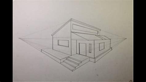 2 Point Perspective Sketch 2 Point Perspective Modern House Drawing : Want to draw from scratch?