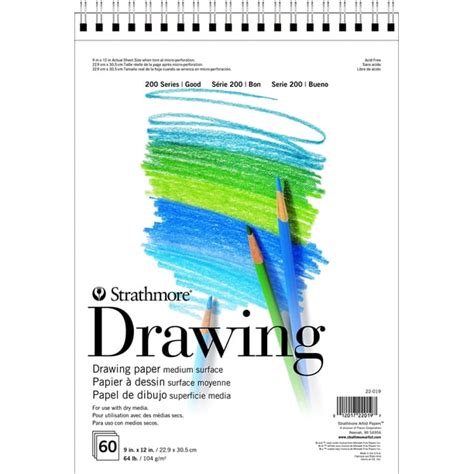 Strathmore 200 Series Mixed Media Art Paper, 75 lb., Acid-Free, 9" x 12", 60 Sheets - Walmart ...