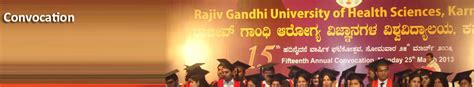 Rajiv Gandhi University of Health Sciences Karnataka