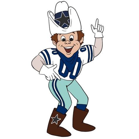 Dallas Cowboy Mascot Cartoon