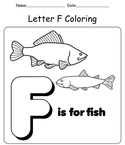 Letter F Printable Worksheets - Printable Word Searches