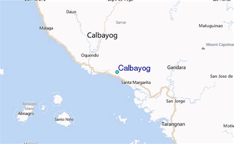 Calbayog Tide Station Location Guide