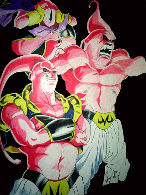 Majin Buu Forms By Henry by KanpachiZaraki13 on DeviantArt