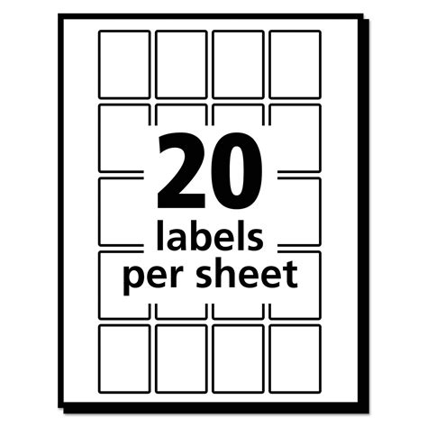 Avery® Removable Multi-Use Labels, 1 x 3/4, White, 1000/Pack | National Everything Wholesale