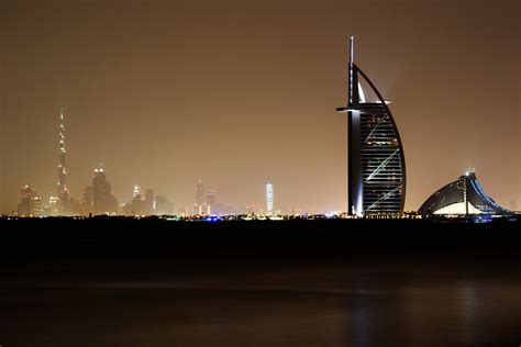 Dubai Night Wallpaper - WallpaperSafari