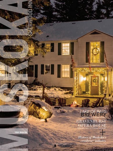 Muskoka Sherwood Inn - Winter 2015 by TodayMagazine - Issuu