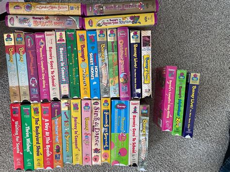 Vintage Barney The Backyard Gang Vhs Lot Of Sandy Duncan Covers ...