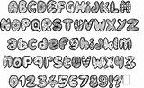 Coloring Fonts For Kids Pages sketch template