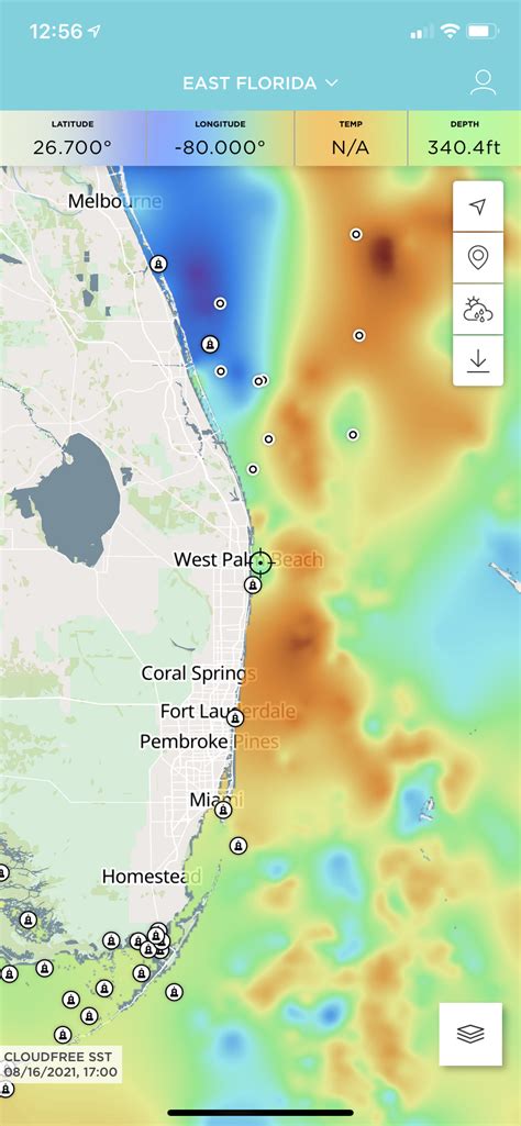 Florida East Coast – Fishing Charts