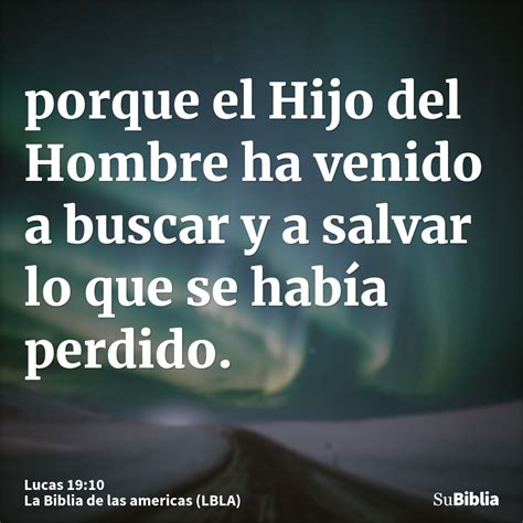 Lucas 19:10 - Biblia