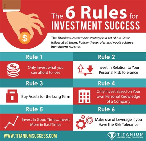 The 6 Rules for Investment Success Infographic - TS | Investing ...