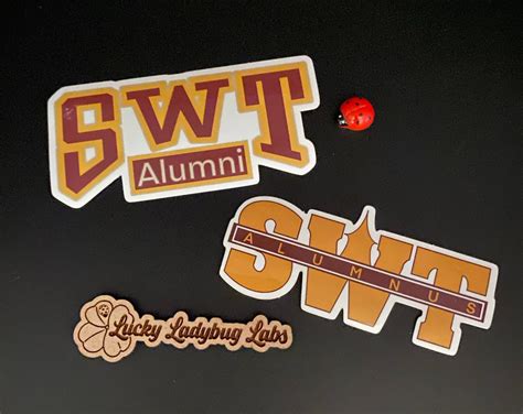 Southwest Texas State Universityalumni Letter Logo SWT - Etsy