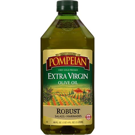 Pompeian Robust Extra Virgin Olive Oil - 68 fl oz - Walmart.com - Walmart.com