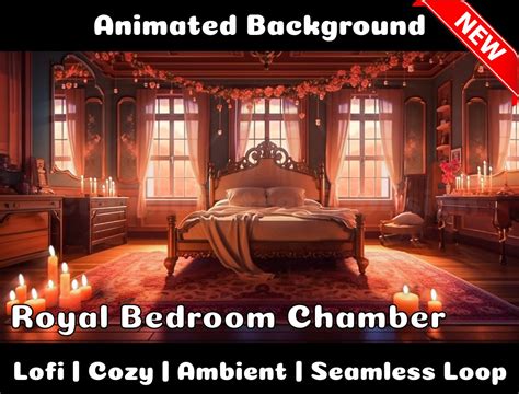 ANIMATED BACKGROUND Royal Bedroom Chamber Lofi Cozy - Etsy