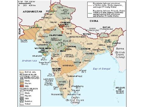 Hyderabad Princely State Map