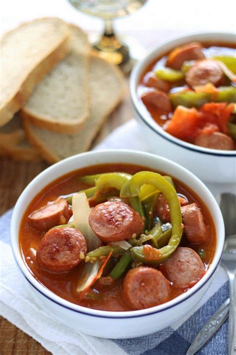 Sausage Leczo / Lecso (Hungarian Vegetable Stew Recipe)