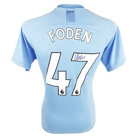 Signed Phil Foden Jersey - Manchester City Icon