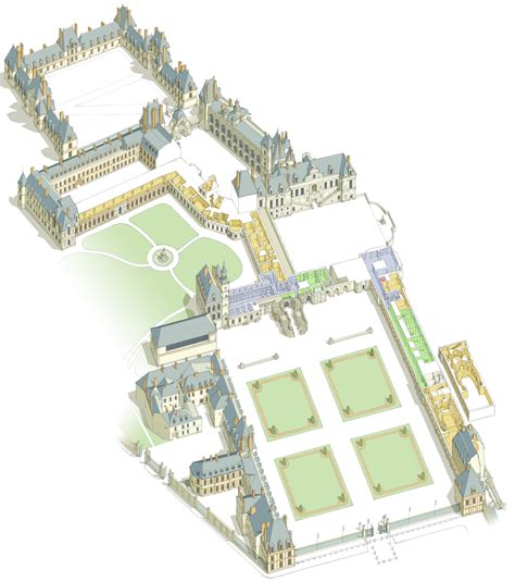 Interactive maps - Château de Fontainebleau