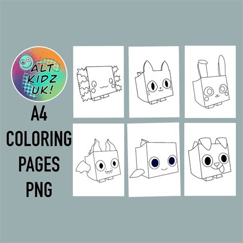 Pet Simulator X Roblox Coloring Pages PNG Digital Download Images For ...