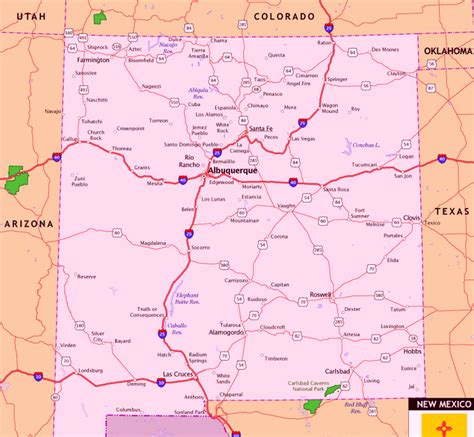 New Mexico Road Conditions Map - Maping Resources