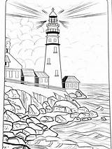 Lighthouse Coloring Page sketch template