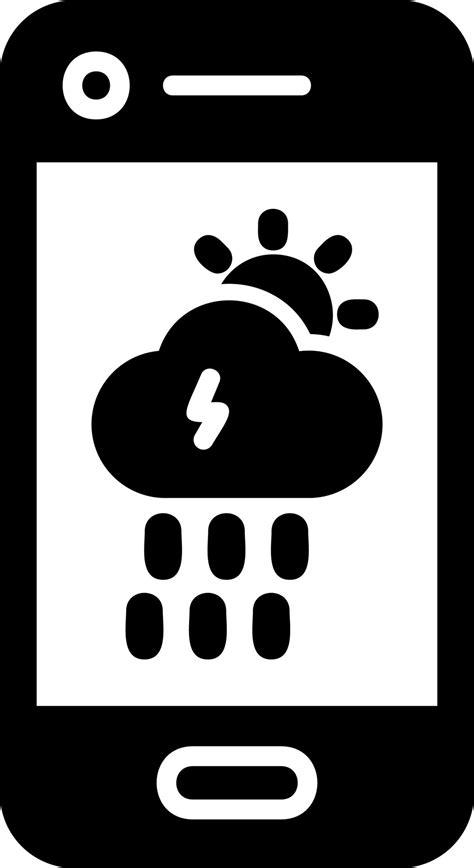 Weather App Vector Icon 21067138 Vector Art at Vecteezy