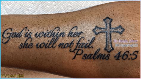 psalm 46.5 tattoo - AmeenaAiyla