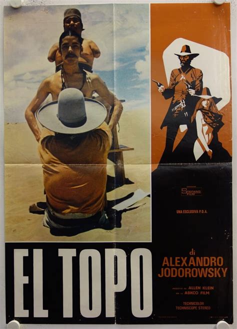 El Topo original release italian movie poster