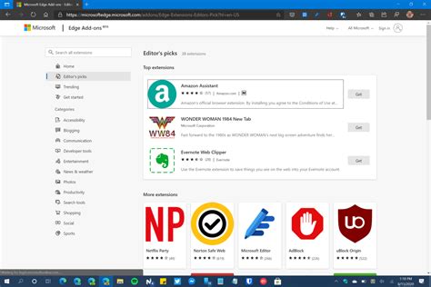 Microsoft edge extensions develop - tcsas