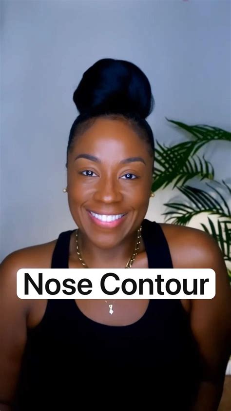 Nose Contour | Nose Contour Brush | Dark Skin Makeup | Makeup | Nose contouring, Nose contour ...