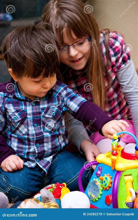 Kids playing with toys stock photo. Image of play, kids - 24282278