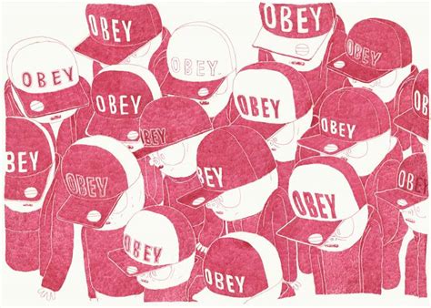 Obey Drawing by Tiutia Putia | Saatchi Art