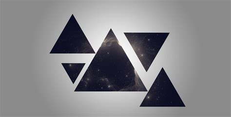 triangle, Space, Geometry, Galaxy HD Wallpapers / Desktop and Mobile ...