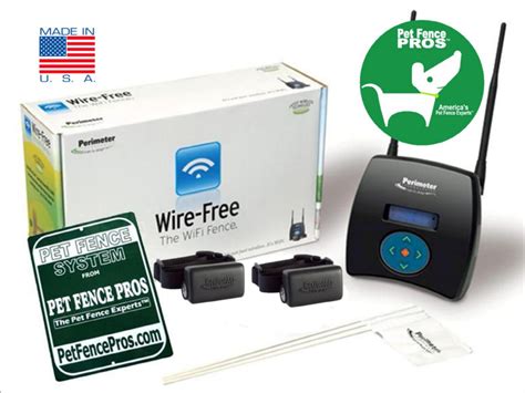 Perimeter® WiFi Wireless Dog Fence - 2 DOGS - 2.5 Acres | eBay