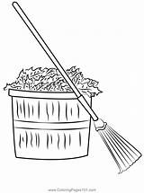 Gardening Tools Coloring Page For Kids  Free Everyday Objects sketch template