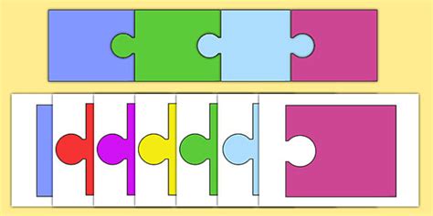 Blank Jigsaw Puzzle Pieces Printable : Kids' crafts follow easy craft ...