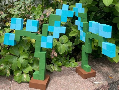 Minecraft Inspired Orchid | Etsy