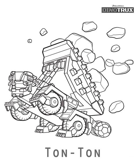 Dinotrux Coloring Pages - Free Printable Coloring Pages for Kids