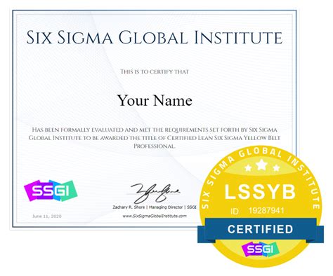 Best Of free online yellow belt certification Lean six sigma yellow belt certification